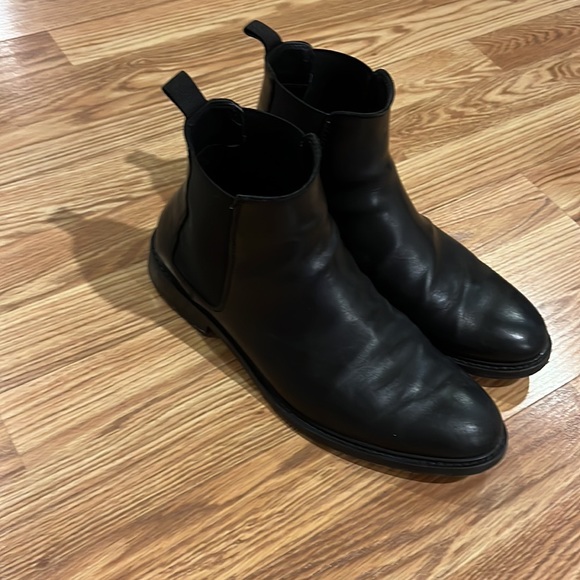Mens H&M Leather Boots Premium Edition Size 10 - Picture 3 of 4